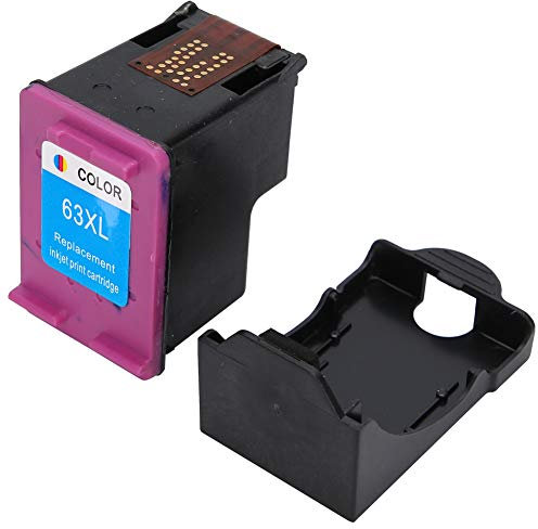 TOPINCN Tintenpatrone 3630 HP63 4520 Zubehör Tintenpatrone mit Großer Kapazität Drucker 4650 Tintenstrahlpatrone Tonerkartusche 2130 Druckerpatrone (63XL Farbe)