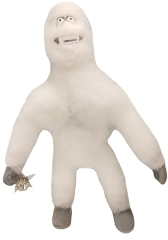 Abominable Schneemann-Baumspitze, handgefertigte Nadelfilz-Weihnachtsbaumspitze, lustige Neuheit Schneemonster-Ornamente für Weihnachten, Urlaub, Zuhause, Party-Dekorationen (Stil B, Einheitsgröße)