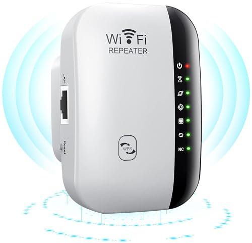 BSWL Repeteur WiFi Puissant 300Mbps 2.4GHz Amplificateur WiFi Puissant Répéteur WiFi Puissant WiFi Extender sans Fil avec Port Ethernet Repeteur WiFi Exterieur Compatible avec Toutes Les Box Interne