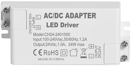3PCS LED-Treiber, 24 W LED-Netzteil, Transformator für LED-Streifen, 12 V DC, 2 A, Niederspannungs-Netzteil, konstante Spannung für LED-Streifen, G4, MR16, MR11, GU10-Glühbirnen