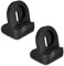 [2PCS] TUCANA Charger Stand Compatible with Apple Watch Series iWatch 10/9/8/7/6/SE/5/4（45mm/44mm/41mm/40mm) and Series 3/2/1, Nightstand Mode, Durable Silicone with Non-Slip Stable Base (Black)