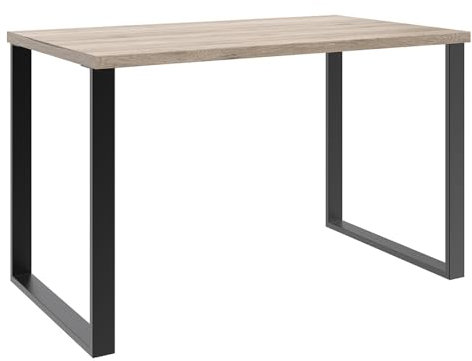 Lomadox Büro Arbeitstisch Schreibtisch in San Remo Eiche, B/H/T ca. 120/75/70 cm