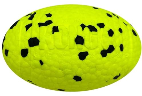 KONG Reflex Football Hundespielzeug, langlebig, flexibel, Sprungmaterial