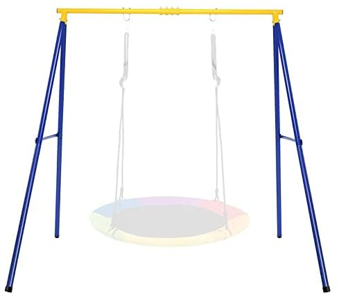 Struttura a dondolo, portata fino a 200 kg, struttura per altalena per bambini, struttura per giardino, 194 x 184 x 180 cm