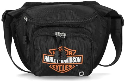 Harley-Davidson Gürteltasche für Damen aus Nylon mit verstellbarem Bund