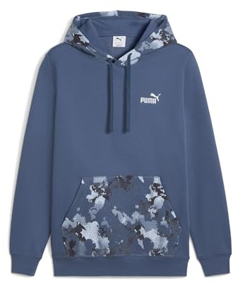 PUMA Herren Camo Hoodie FL Kapuzenpullover, Dunkles Indigoblau, M EU