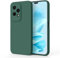 YLK Custodia per Honor 200 Lite 5G Cover, Custodia in Silicone Liquido Ultra Sottile con Fodera in Morbido Panno in Microfibra, Protezione Cover per Honor 200 Lite 5G (Verde scuro)