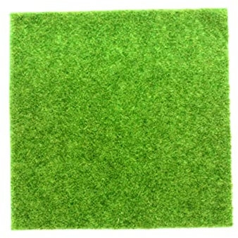 KONTONTY 1stücke Künstliches Moos Für Miniaturgärten Grüne Plastikrasen-Matte Für DIY Landschaftsdeko Für Puppenhäuser Terrarien Und