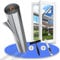 Gufoltie Window Film Privacy One Way Clear Heat Reflective UV Window Tint Mirror Film for Glass Windows Sun Blocker See Out Not in for Home Office Silver 60x200cm