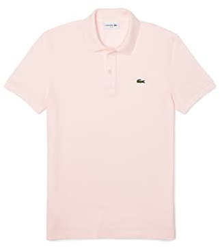 Lacoste Regular Fit Poloshirt Herren - DH5522, Farbe:Hellrosa T03, Textil:L