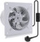 MEKOTRIN Extractor Fan Kitchen, 4 Inch/100 mm Wall Mounted Exhaust Fan Industrial Ventilation Fan with Switch Easy to Use for Kitchen Restaurant Warehouse Garage Bathroom Window(White)