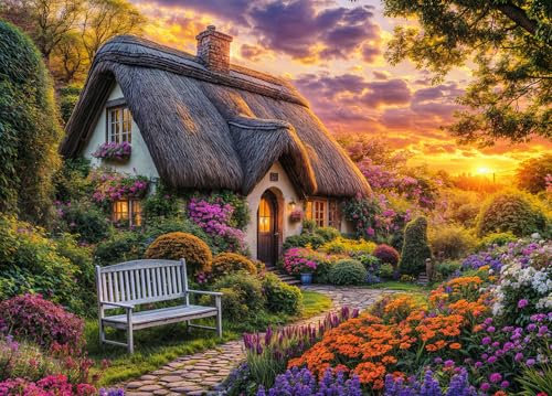 Cottage Life Jigsaw Puzzle 1000 Teile Erwachsene Country Life Puzzle Erwachsene 1000 Teile Puzzles Geschenkideen