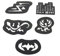 Beaupretty 1 Kit Haarschneidemuster Schablone Mode Haarstyling Muster Kleber Werkzeuge Schwarz