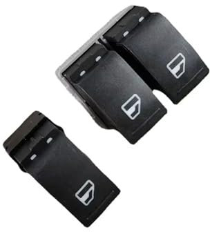 Interruptor Mando Elevalunas Para VW Para TRANSPORTER T5 2005-2009 T6 2009-2014 Interruptor Para Ventana Eléctrica Coche Lado Conductor Pasajero 7E0959855A 7E0959855 Botonera Elevaluna