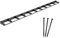 bepco Rasenkante - Pflasterkante 10er Set (LxH: 10m x 2,7cm) - Flexible & Robustes Gartenabgrenzung für Rasen, Beet und Pflaster, mit 30 Kunststoff-Erdanker