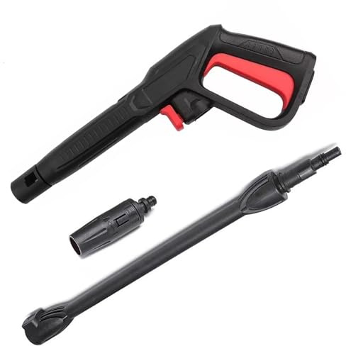 SHYICHENG High Pressure Washer Gun, Jet Wash Gun Quick Release Connector for Bosch AQT and Black & Decker, Pressure Washer Lance Wand with Adjustable Spray Nozzle, 2350 PSI