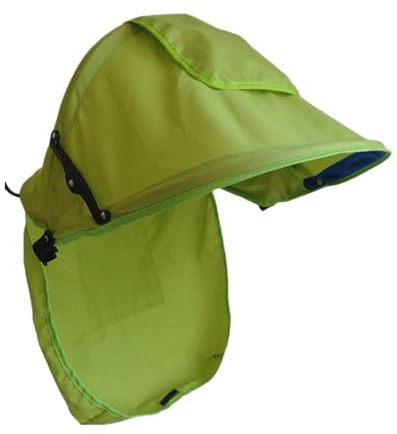 mophrati Wasserdichtes Kinderwagen Sonnensegel, faltbar, mit universellem Netzgewebe für Komfort und Kühlung, Regenschutz für Kinderwagen, tragbarer Sonnenschirm, Grün, 46cm