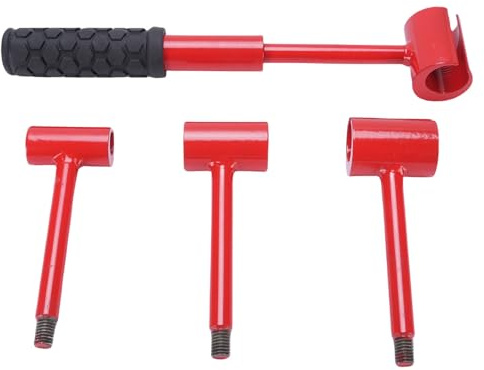RASTKY Werkzeugsatz Zum Biegen von Türscharnieren aus Stahl, 4 Schlüsselgrößen, Einfache Einstellung für Reibungslosen Türbetrieb, 150 Mm Grifflänge