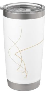 Kintsugi Arte Japonés Vaso térmico de acero inoxidable de doble pared