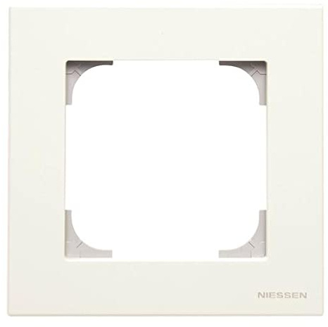 Niessen 8571 BL - Marco, 1 Ventana, Color Blanco