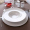 Assiettes à risotto en porcelaine blanche - D 27,5 cm - Napoli x 6