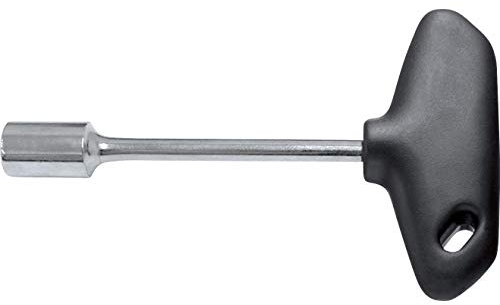 WGB Sechskant T-Steckschlüssel mit Quergriff 13x230 mm, Unisex, Multipurpose, Ganzjährig, schwarz