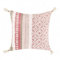 MOCOFO Bohemian Kissenbezüge 45 x 45 cm - Rosa - Kissenhülle Dekorative Woven Tufted Fransen Sofakissen Nur Kissenbezug
