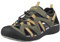 GRITION Herren Wandern Sandalen Outdoor Geschlossene Trekkingsandalen Klettverschluss Verstellbaren Männer Sommer Sandale Sportsandalen Wandersandalen Wasserfest Schuhe Khaki MEHRWEG (43 EU)