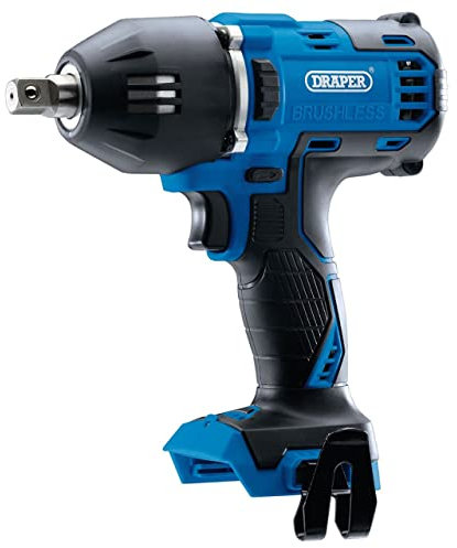 Draper 99250 D20 20V Brushless 1/2 Mid-Torque Impact Wrench (400Nm) - Bare