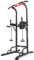 Hop-Sport Power Tower mit Klimmzugstange, Dip-Station & Expander - Höhenverstellbare Kraftstation für Zuhause & Calisthenics, 150 kg Max. Belastbarkeit