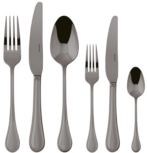 SAMBONET - Servizio 36 Pz Monoblocco Royal Pvd 2Black