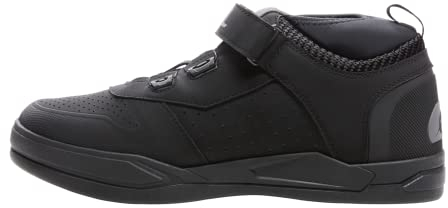 O'NEAL | Mountainbike-Schuhe | MTB Downhill Freeride | Vegan | SPD-Pedalplatten-kompatibel, Schnellschnür-System, atmungsaktiv | Session SPD V.22 Shoe | Erwachsene | Schwarz Grau | Größe 39