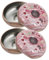 Amosfun Bonbondose Süßigkeiten Dose Donuts Design Rosa 2 Stücke Kleine Metalldose Leere Süßigkeiten Kästen Bonbons Kekse Aufbewahrungsdose Babyparty Kindergeburtstag Geschenkdose