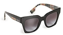 BURBERRY KITTY BE 4364 Black/Grey Dark Blue Shaded 49/21/145 Damen Sonnenbrillen