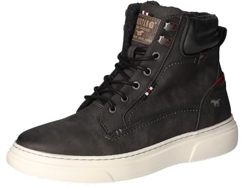 Mustang Herren 4181-601 Schnür-Boot, dunkelgrau, 46 EU