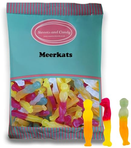 1Kg VEGAN Meerkats | Vegan | Vegetarian | Bulk 1 Kilo Sweets - Sweets and Candy® (Meerkats 1kg)