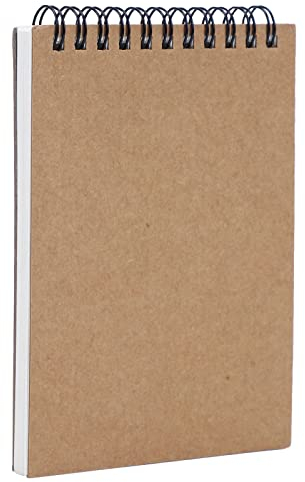 AB Max Skizzenbuch a6 - Zeichenblock Zeichenpapier Skizzenblock Künstlerpapier Zeichnen Schreiben Pastellpapier Tragbar Kleine Spirale Notizbuch
