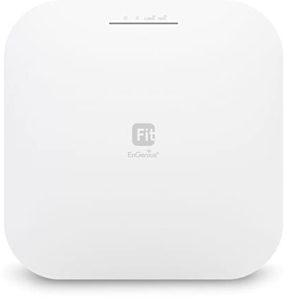 EnGenius EWS377-FIT WiFi 6 AX3600 4x4 Multi-Gigabit Access Point with 2.5Gbps Port, OFDMA, MU-MIMO, PoE+, WPA3, 1GB RAM, License-Free Cloud or On-Premise Management Tools (Power Adapter Not Included)