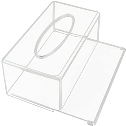 Acryl-Tissue-Box, Transparenter Kosmetiktuchspender, Rechteckig, Servietten-Organizer, Acryl-Tissue-Box, Transparent, Tissue-Spender, Rechteckig, Tissue-Box-Halter Für Die Arbeitsplatte