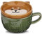 Jolie tasse à café en céramique avec couvercle, tasses à café ou à thé kawaii pour les amoureux des chiens, tasses de petit déjeuner amusantes pour femme, épouse, maman, fille, garçon, ami, enfants,