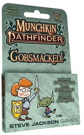 Steve Jackson Games | Munchkin Pathfinder Gobsmacked | Card Game | English