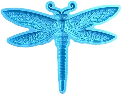LUOFANG DIY Embossed Dragonflies Silicone Mold for Wall Decorations and Hanging Ornaments DIY Craft Supplies Resin Casting Mould