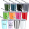 Lemosae 12 Pcs Mini Tumbler Shot with Straw and Lid 3oz Stainless Steel Tumbler Shot Glasses Cute Tumblers Shot Glass Bulk Mini Tumbler Cups Set for Party Bar Travel Camping (Multicolor)