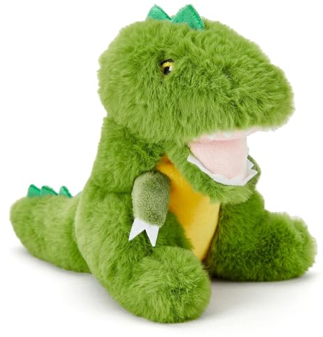 Zappi Co T-Rex Dinosaurier 18 cm Plüschtier Realistisches Weiches Kuscheltier aus der Urzeit, Authentisch & Lebensecht, Ideal für Spiel & Dinosaurier-Liebhaber, Auf TikTok vorgestellt (18cm Länge)