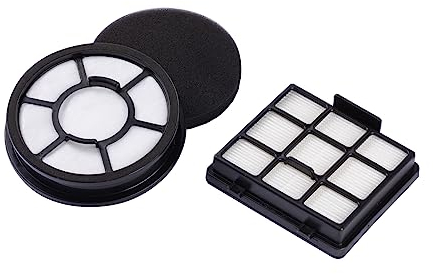 PURexpert Wiederverwendbares und waschbares Ersatzfilter-Set für Amazon Basics Zylinder-Staubsauger ohne Beutel, VCM43A16H-70EUK, 16H-71EU4, VCM4316H70EUK