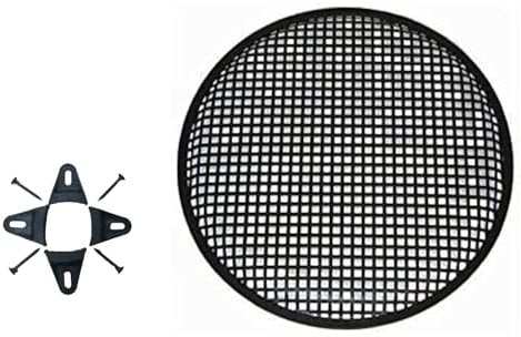 Unifizz Car Universal Metal Car Audio Speaker SubWoofer Grill Protector Cover - 15 Inch, Classic Waffle Design