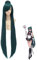 HBYLEE- Anime Coer Wig. Anime Sailor Moon Meiou Setsuna Lange Perücke Cosplay Kostüm Hitzebeständige synthetische Haare Sailor Pluto Frauen Perücken C-382[Farbe:Onecolor]