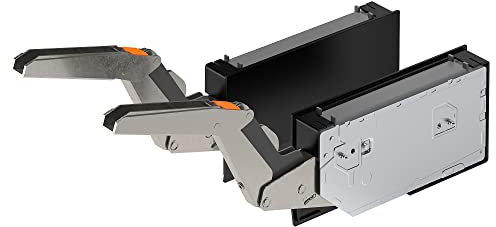 UTRUSTA - Bisagra con abridor de empuje f horizontal dr, negro