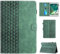CASAFUNY Coque pour iPad 6ème/5ème Génération 9.7 2018/2017, iPad Air 2 / iPad Air Housse de Protection Étui à Rabat avec Veille/Réveil Automatique Coque Tablette pour iPad 6/5 Gen, Vert