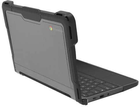 Techair TACHS006 Funda protectora para Lenovo 100e/100w/300e/300w 4th Gen Chromebook, 11.6 negro/claro